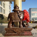 銅象吉象動物雕塑